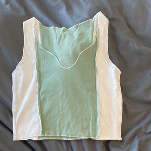 V Neck Crop Top